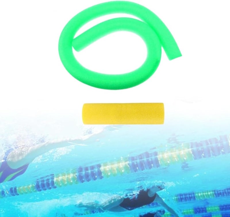 Green Yellow Pool Noodles Flexible Swim Buoyancy Sticks Outdoor Water Game Toy - Image 5